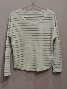 Striped Long-Sleeve Top