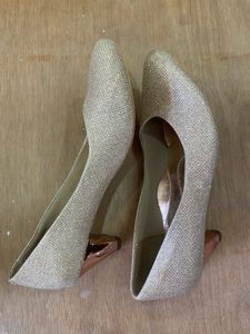 Sparkling Gold Heels
