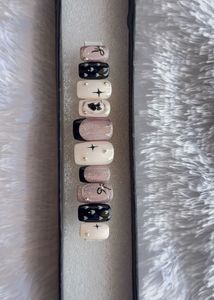 3D Cat Eye Custom Press-On Nails Set