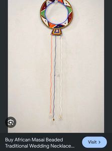 African masaai kenayan Beaded Necklace
