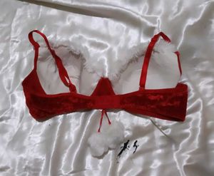 Festive Red Bra