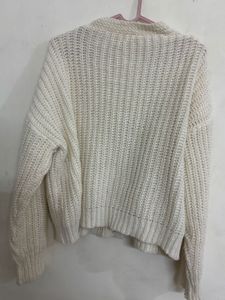 Cream Knit Cardigan