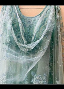 Elegant Embroidered Ethnic Gown