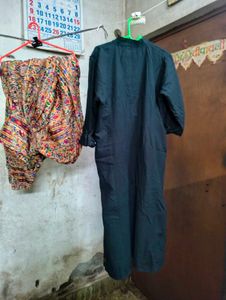 Beautiful Kurta Set with Multi colour pants.