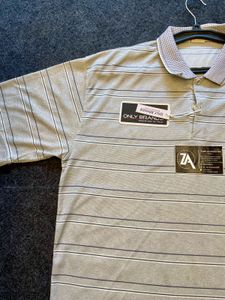 Men's Striped Polo Shirt