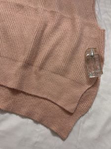 Pink Knit Vest