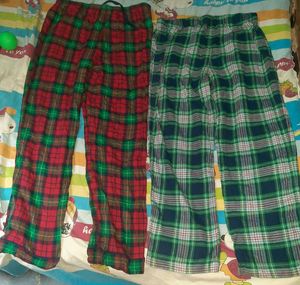 Plaid Pajama Pants set of two combo