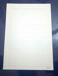 A4 Project Sheet