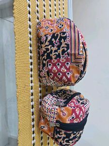 Boho Print Cosmetic Pouch Set