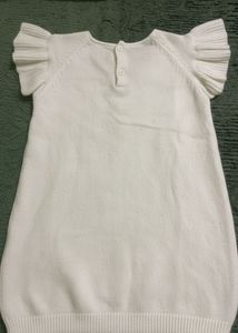 Cute White Knit soft Dress🎀🎀