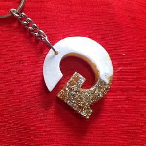 G Initial Keychain