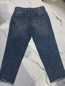 Recap distress jeans