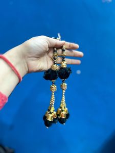 Elegant Black Velvet Lehenga Choli