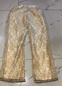 Elegant Orange Kurta with Palazzo Pants