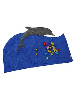 Kids Playmat-Dolphin with Waves