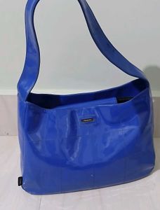 Authentic Tomboy  Blue HandBag Patent leather 100%