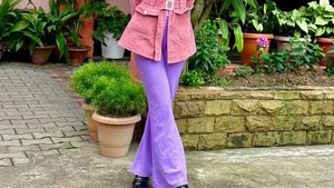 ‼️combo offer‼️Stylish Bell Bottom Pants