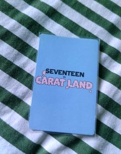 SEVENTEEN WONWOO CARATLAND PHOTOCARD