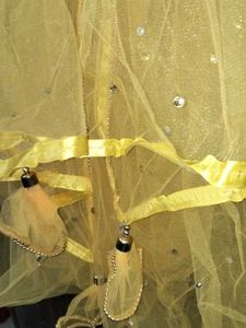 Yellow Dupatta free bracelet