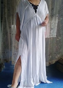 White Backless Long Dress