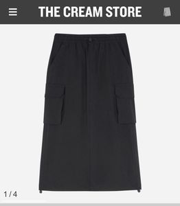 Parachute Cargo Ruched Maxi Skirt