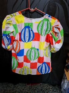 Colorful Patchwork Top