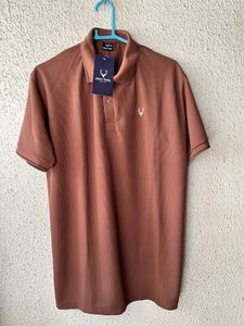 Allen Solly Men's Brown Polo T-Shirt newwdtag
