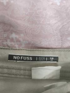Light Green Casual Pants
