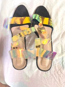 Iridescent Strap Sandals..(it SSS)