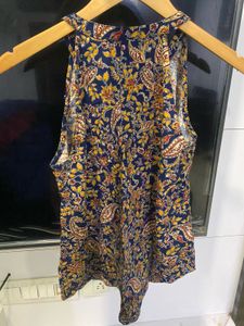 Boho Printed Halter Neck Top