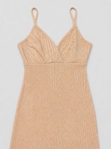 Beige shimmer bodycon dress | Party wear | XS-S