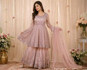 Elegant Peplum lehnga Set with Dupatta