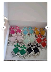 Boho Ethnic Dangle Earrings Set