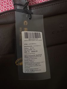 Original Leather Cross Side Bag Unused