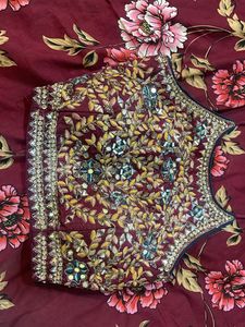 Mirror work lehenga choli