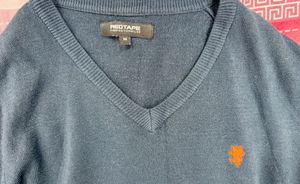 blue Crew Neck Sweater