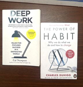 Deep Work & Power Of Habit Combo