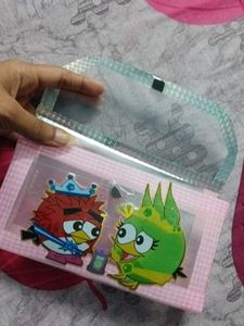 Handmade transparent pouch