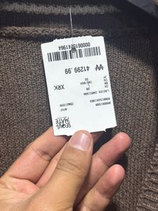 Seoul Mate Geo Pattern Drop Down Cardigan