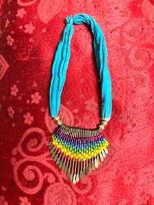 Bohemian Rainbow Statement stretchable Necklace