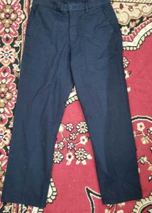 Navy Blue Straight Leg Pants