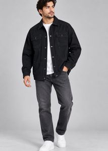 Men's Black Denim Jacket