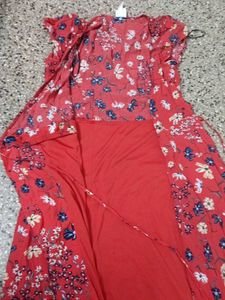 Floral Wrap Dress