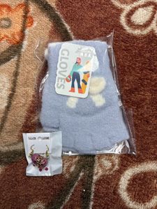 sale 2025 🚘🚘🚘🚘 Winter Gloves  free Earring