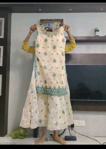 Embroidered Kurta with Sharara Set