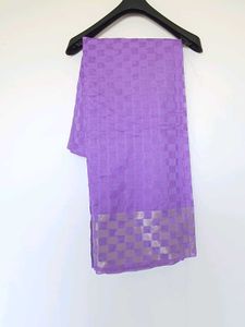 Purple Silk Dress Material