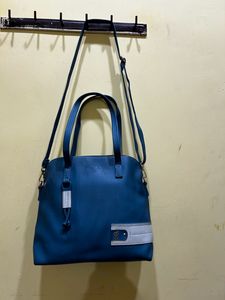 Baggit Peacock Blue Handbag