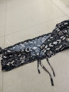Snake Print Crop Top