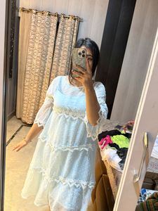 Light Blue Tiered Lace Dress🧚🏻‍♀️🦋