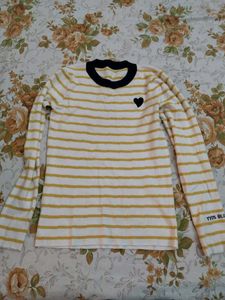 Women's Ribbed Turtleneck Sweater with free t-shir